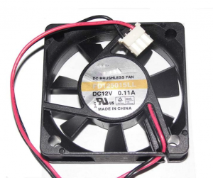 Y.S.TECH 5015 50*15mm FD125015LL 12V 0.11A 2 Wires case fan 5cm cpu cooler