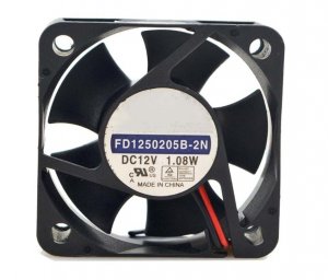 Y.S.TECH 5020 5CM FD1250205B-2N 12V 1.08W 2 Wires Case Fan