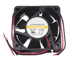 Y.S.TECH 6025 60*25mm FD126025EB 12V 0.42A 2 Wires 2 Pins Case fan 6CM CPU cooler