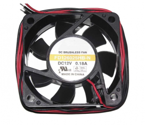 Y.S.TECH 6025 60*25mm FD126025HB-N 12V 0.18A 2 Wires Case fan 6CM cpu cooler