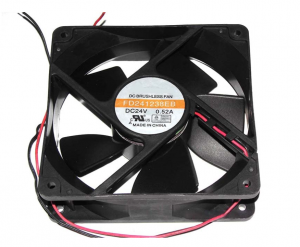 Y.S.TECH 12038 12CM FD241238EB 24V 0.52A 2 Wires Case Fan