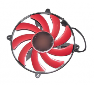 NTK FD7010H12S 12V 0.35A 4 wires 4 pins red circular vga fan graphics card cooler