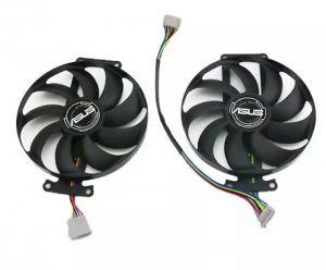 Dual Graphics Card Fans FDC10H12S9-C 12V 6 Pins for  RTX2060 2070 GTX1660S 1660ti