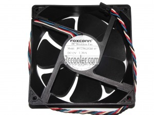 Foxconn 12038 120*38mm PV123812P2BF 01 Y4574-A01 12V 1.3A 4 Wires PWM Case fan 12CM server cooler