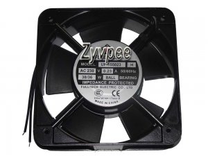 150mm UF-155023 H 230V 0.23A 38/36W Ball Bearing  2 Wires AC Axial Cooling Fan