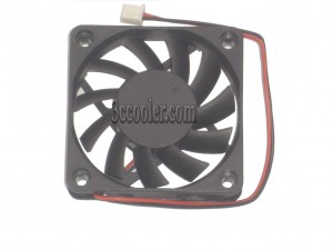 Fanec 60*10mm 6CM 6010M12S 12V 0.12A 2 Wire 2 Pins Cooling Fan CPU Case fan