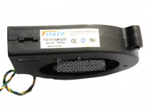 FirstD 7CM FD7015H12D 12V 0.43A 4 Wires 4 Pins Connector Blower Fan