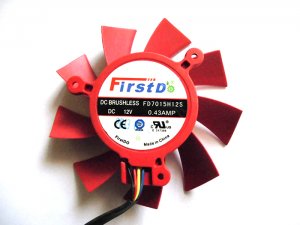 FirstD FD7015H12S 12V 0.43A 4 wires 4 pins frameless vga fan graphics card cooler