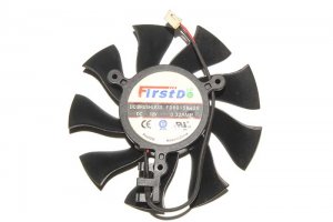 FirstD FD8015H12S 12V 0.32A 2 wires 2 pins Sapphire XFX HD6850 HD4860 VGA fan graphics card cooler