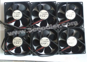 Fonsan 8025 8CM DFB0824HH 24V 0.18A 2 Wires Cooler Fan