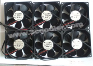 Fonsan 8025 8CM DFB0824HH 24V 0.18A 2 Wires Cooler Fan