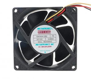 92x92x32mm G9232X12B2 FS Ball Bearing 9cm 12V 0.68A 3Wire Case Fan