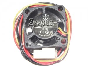 Zyvpee 2510 12V 3Wire mini Cooling Fan 25x25x10mm GUNCAI