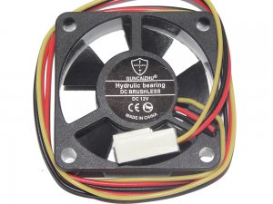 GUNCAIZHU 3510 12V 3Wire Hydrulic Bearing Tiny mini Cooling Fan 35x10mm