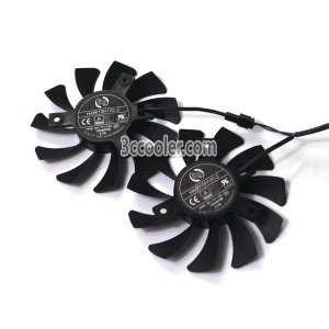 A Pairs AX HA8010H12C-Z 12V 0.25A 2 Wires VGA Cooling