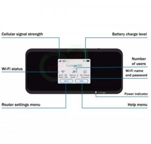 Inseego 4G LET 5G MiFi M2000 Mobile Hotspot Router WIFI6