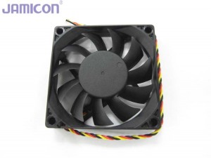 JAMICON 70x15mm KF0715H1SABR 12V 0.41A 3 Wires 3 Pins Axial Fan For Case UPS