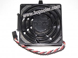 JMC 8025 8CM 0825-12HBTL 12V 0.35A 3 Wires Cooler Fan with a holder