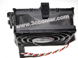 JMC 8025 8CM 0825-12HBTL 12V 0.35A 3 Wires Cooler Fan with a holder