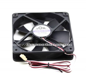 Jamicon 12025 KF1225H1HM-R 12V 0.35A 3 Wires 3 Pins DC Case Cooler Fan