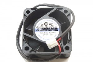 40MM 4020 KF0420B1M KF0420B1M-R DC12V 1.3W 2 Wires 2 Pins 4CM Cooling Fan