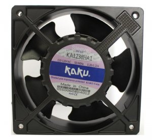 Kaku KA1238HA1 115Vac 0.28/0.22A 2 Pins Cabinet AC Axial Cooling Fan 120x120x38mm