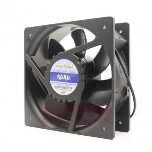 Zyvpee KA2072HA2 230V 0.40/0.42A 2 Wires Metal Cabinet IP55 Axial Cooling Fan 208x72mm