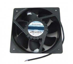 Zyvpee KA2072HA2 230V 0.40/0.42A 2 Wires Metal Cabinet IP55 Axial Cooling Fan 208x72mm