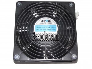 LEIPOLD 120*38mm FK6623.230 AC230V F2E-120S-230 0.12/0.10A 17/14W 2500/2700RPM AC Cabinet Fan