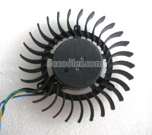 MAGIC 6CM MGT6012YR-W15 12V 0.37A 4 Wires VGA Cooling fan