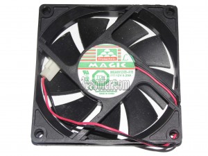 MAGIC 8CM 80*15mm MGA8012XB-A15 12V 0.2A 2 wires 2 pins Case fan cpu cooler