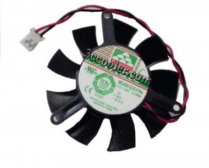 VGA Cooling MAGIC MGA5012LR-A10 12V 0.08A 2 Wires 2 Pins Video FAN