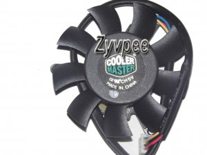 Magic MGT5005XF-W10 5V 0.35A 4 Wires 4 Pins VGA Cooler Cooling Fan