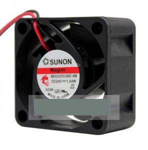 Sunon 40mm MB40202VX-000C-A99 24V 1.54W 2 Wires Cooling Fan 40x40x20mm