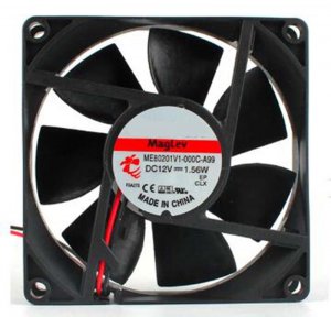 80MM ME80201V1-000C-A99 12V 1.56W 2 Wires Silent Cooling Fan 80x80x20mm