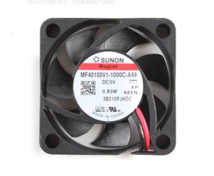 Sunon 4010 MF40100V1-1000C-A99 5V 0.83W 2 Wires 4CM Audio cooling fan 40x10mm