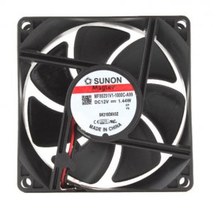 Zyvpee 80mm MF80251V1-1000C-A99 12V 1.44W 2 Wires Cooling Fan 80x80x25mm