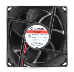 SUNON MF80252V1-1000C-A99 24Vdc 1.68W 2 Wires Silent Cooling Fan 80x80x25mm