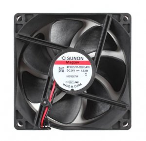 Sunon 92mm MF92252V1-1000C-A99 24Vdc 1.92W 2 Wires Converter Cooling Fan 92x92x25mm