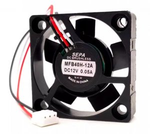 Sepa 40mm MFB40H-12A 12V 0.05A 3 Wires Welding Machine CPU Cooling Fan 40x10mm