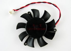 VGA Cooling MAGIC MGA5012LR-A10 12V 0.08A 2 Wires 2 Pins Video FAN