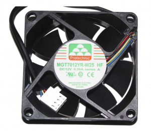 MAGIC 7025 MGT7012YR-W25 HF 12V 0.39A 4 wires 4 pins Case fan 7cm cpu cooler