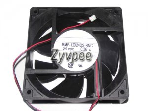 MITSUBISHI 12CM MMF-12D24DS-RNC 24V 0.36A 2 Wires Cooler Fan