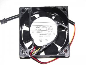 Melco 6CM MMF-06D24DM RC5 24V 0.05A 3 Wires Cooler Fan