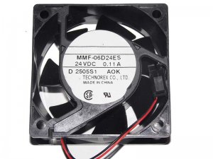 Melco MMF-06D24ES AOK 24V 0.11A 2 Wires Cooler Fan for YASKAWA G7