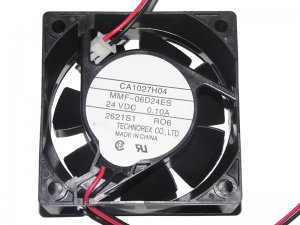 Melco 6CM MMF-06D24ES RO6 24V 0.1A 2 Wires Cooler Fan