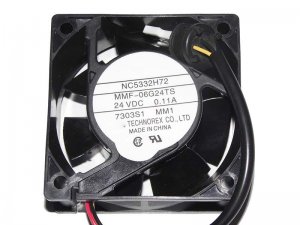 Melco 6CM NC5332H72 MMF-06G24TS MM1 24V 0.11A 3 Wires Cooler Fan
