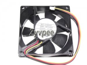 Melco BKO-C2460H07 8CM MMF-08C24DS FC1 24V 0.12A 3 Wires Cooler Fan