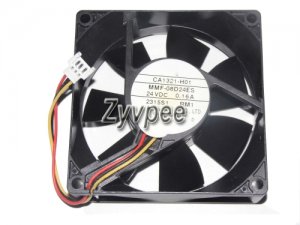 Melco 8CM CA1321-H01 MMF-08D24ES RM1 24V 0.16A 3 Wires Cooler Fan