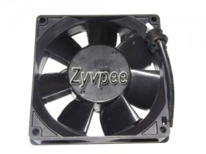 Melco 9CM 90*25mm MMF-09D24TS RN9 24V 0.19A NC5332H34 2 Wires 2 Pins inverter Fan for PLC ABB Yaskawa device